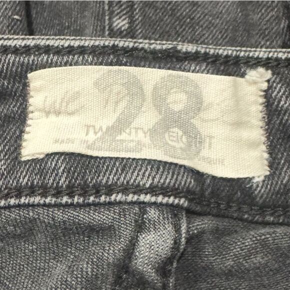 Free People We The Free Black Raw Hem Skinny High Waisted Jeans Women’s 28 - Picture 3 of 3